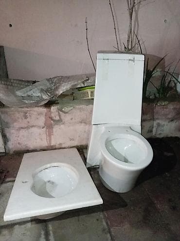 Unitaz, unvannik ( tep teze) bir yerde satılır. Real alıcıya endirim