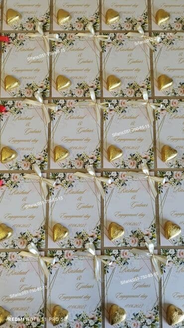 uzuk xoncalari: Paylama xonca konfetleri sifarisle hazirlanir.Sifarisler en az 2-3 gun — 2