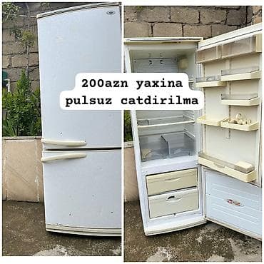 satmaq: İki qapılı soyuducu - Alt hissədə dondurucu, yuxarıda soyuducu bölmə — 1