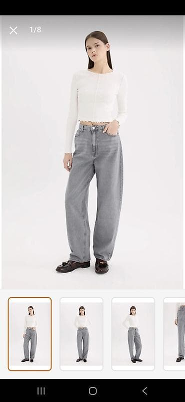 g shock casio: Şalvar, Defacto, XL, rəng - Qəhvəyi — 6