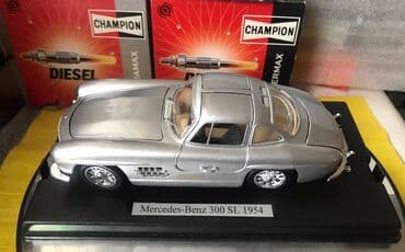 metbex tavan modelleri: Коллекционная модель Mercedes-Benz 300SL Coupe W198 Silver 1954 — 20