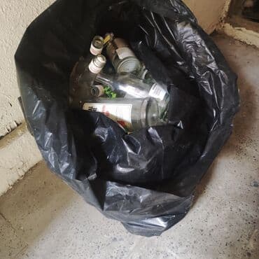 şüşə butulka: Təcili hamısı 15 man. boş şüşə butulkalar - Material: şəffaf qalın — 5