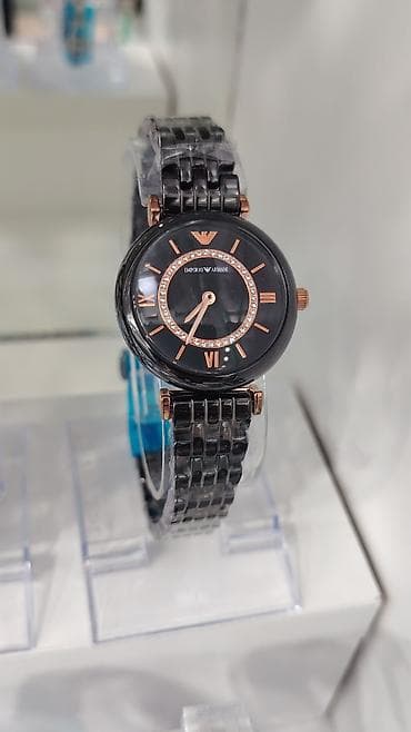 Наручные часы: Emporio Armani qadın qol saatları – keramika korpus və keramika qolbaq — 8