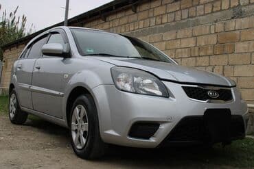 15 disklər: Kia Rio hatchback – gümüşü rəngdə, 5 qapılı şəhər avtomobili. Xarici — 4