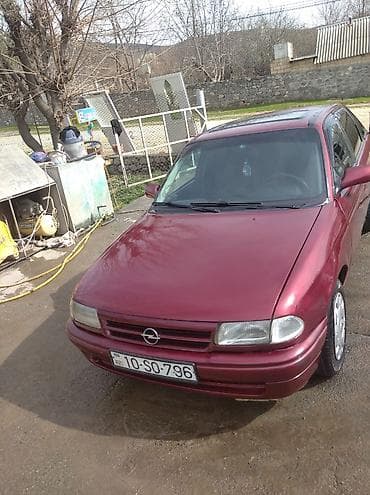 prius satışı: Opel Astra F hatchback, 5 qapı, tünd qırmızı rəng - Şüşələr: yan və — 6