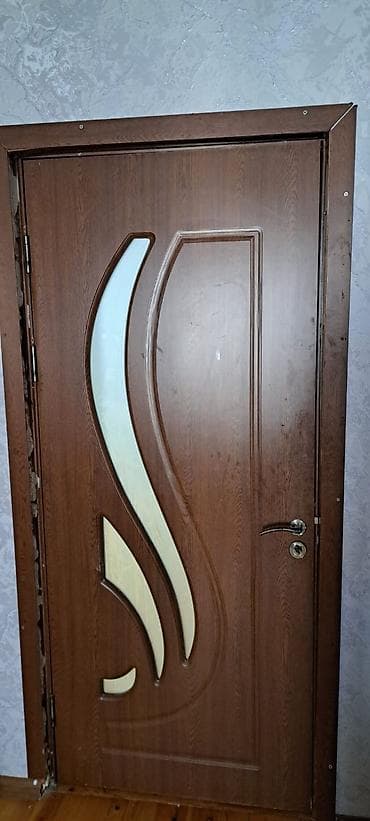 Mətbəx/otaq üçün dekorativ şüşəli qapı dəsti 3dənəsi 170 m.yaxşı — 6