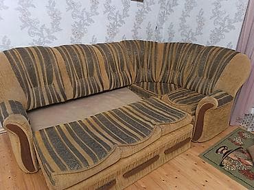 divan mobilya: Künc divan, İşlənmiş, Açılan, Parça — 3