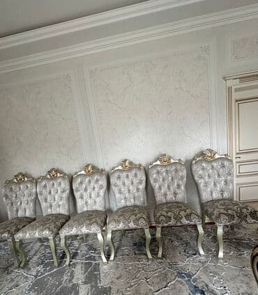 stul ev ucun: Qonaq otağı üçün, İşlənmiş, Qatlanmayan, rəng - Boz Stul — 1