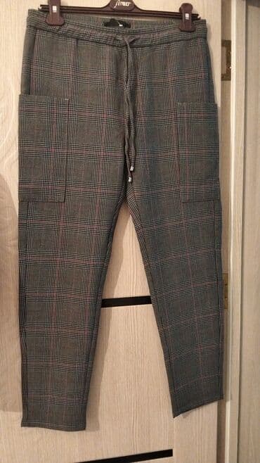 qadın geyim: Qadın şalvarları dəsti 1) Qara‑boz rəngli qəfəs naxışlı şalvar - — 1