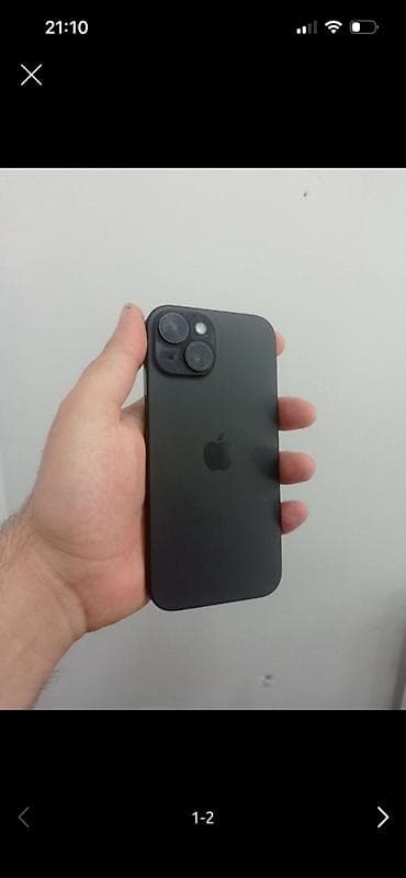iphone 8 pro max: IPhone 15, 512 GB, Qara, Barmaq izi, Face ID — 2