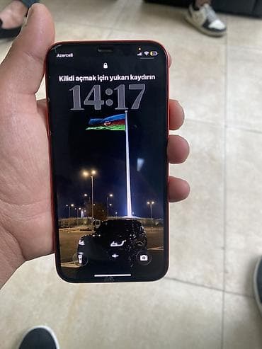 dubayski iphone 14 pro: IPhone 12, 64 GB, Qırmızı, Face ID — 1