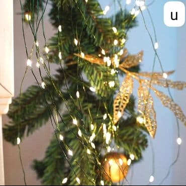 светодиодная бегущая строка: Məftil işıq Yolka və ya dekor üçün istifadə olunur 220 woltla işləyir — 8