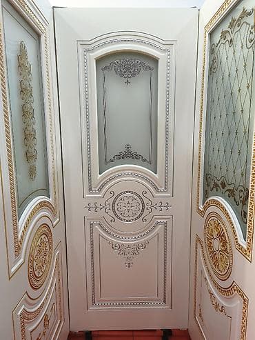 qelyan şuşesi: Klassik üslubda interyer qapıları - Material: MDF üzərində boyalı — 1