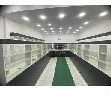 Aptek Vitrini 14.35 pagonmetrs 2x 5.50m 1x 3.35m Hundurluk 1.90m En