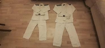 Uşaq üçün 2 ədəd cüdo geyimi dəsti - Rəng: ağ - Komplekt: gödəkcə