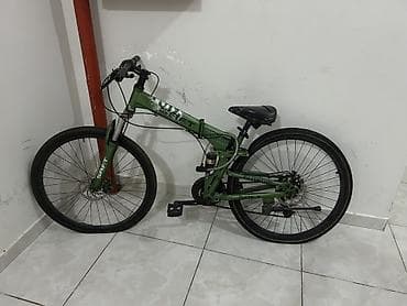 bicycle stargazer: Yaşıl rəngli Spirit Patriot dağ velosipedi - Tam asqılı (ön — 3