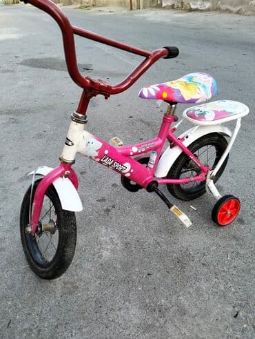 velosiped ucun isiqlar: İşlənmiş Dörd təkərli Uşaq velosipedi Stels, 12", sürətlərin sayı: 1, Ödənişli çatdırılma — 2