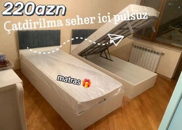 Divan və kreslo dəstləri: Yeni, Təknəfərlik çarpayı, Bazalı, Matras ilə, Siyirməsiz — 1