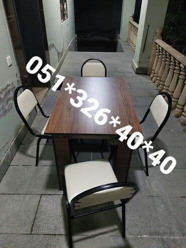 dəri stul: Masa ve oturacaq destleri Istediyiniz stulu istediyiniz olcude — 3