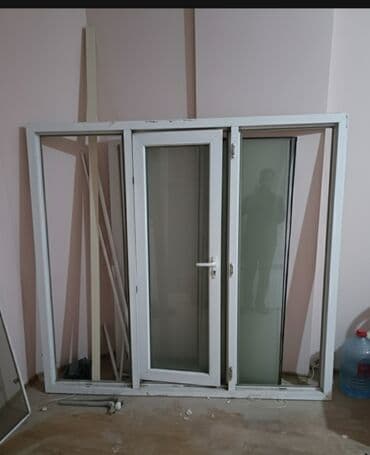 plastik kapi pencere: Plastik Pəncərə ikiqat şüşe paketi Eni 1.76 Hundurluyu 1.65 Qiymət — 1