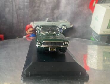 metbex tavan modelleri: Коллекционная модель Ford Mustang GT Bullit darkgreen 1968 Steve — 13