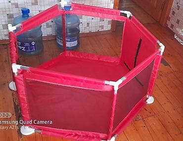 Manejlər: Uşaq oyun manjesi / playpen - Altıbucaqlı konstruksiya, parlaq — 1