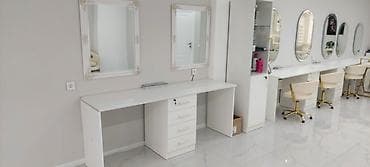 Salon, tibbi mebel: Gözəllik salonu üçün iş masası və aksesuar dəsti - Geniş iş masası — 1