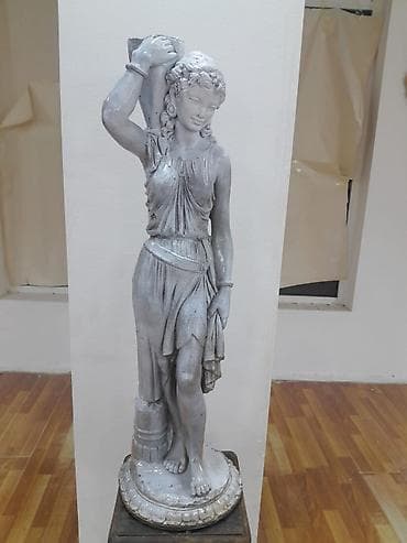 Fiqur, Gips, rəng - Gümüşü — 1