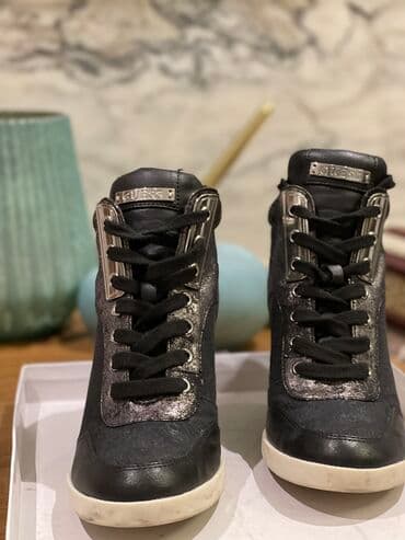 brend qadin ayaqqabilari: Ölçü: 38, rəng - Qara, İşlənmiş — 2