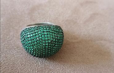 tek qaş üzük: Üzük, Zümrüd — 1