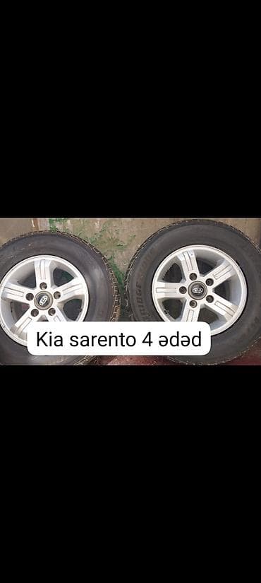 disk alemi: Kia Sorento üçün 4 ədəd disk və təkər komplekti. 20 eded boltdari — 1