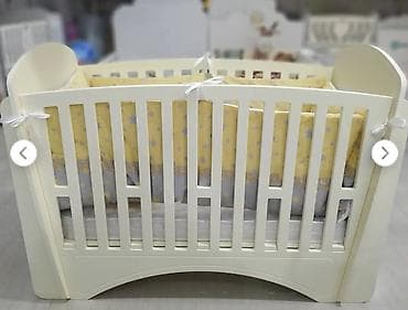 intex matras: Körpələr üçün beşik çarpayı. Zərif krem rəngdə hazırlanmış bu uşaq — 2