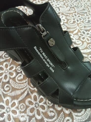 босоножки новые 36 размер: Размер: 39, цвет - Черный, Новый — 2