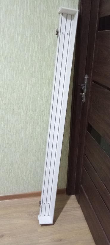 plintus: Ağ rəngli qapı platbandı və döşəmə pervazı dəsti - Material: MDF/PP — 4