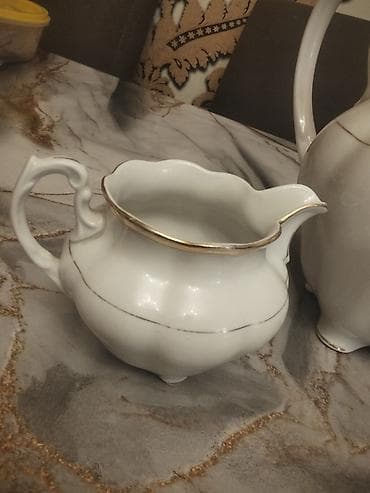 mis caydan: Çay dəsti, rəng - Ağ, Farfor, Polşa — 3