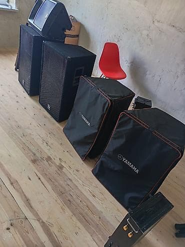 yamaha ses sistemi: İşlənmiş Yamaha Kolonka, Növ - Akustik, rəng - Qara — 1