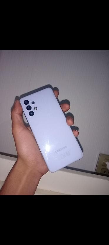 Samsung Galaxy A32, 128 GB, rəng - Ağ, Barmaq izi