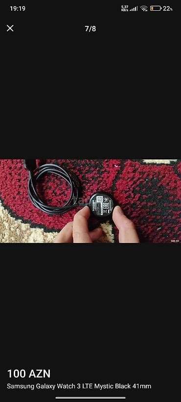 sud ceken aparat: İşlənmiş, Smart saat, Samsung, Suya davamlı, rəng - Qara — 5