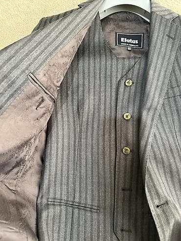 Куртки: Мужской костюм, Демисезон, Elatus, цвет - Серый — 2