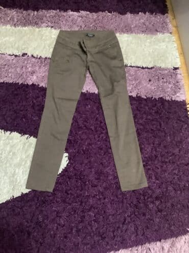 зауженные женские джинсы: Qadın şalvarı – skinny model - Rəng: zeytun/xa ki tonlarında - Kəsim — 1