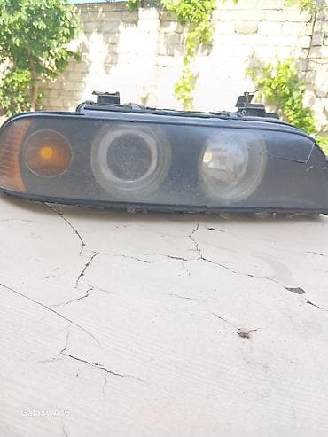 w pover rul: Sağ, Yaxın və uzaq vuran işıqlar BMW — 5