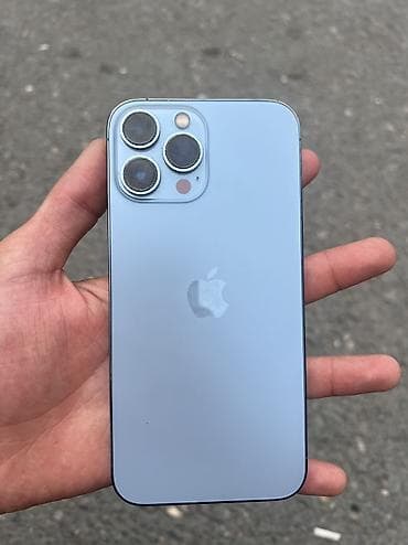 macbook pro 14: IPhone 13 Pro Max, 256 GB, Sierra Blue, Zəmanət — 1