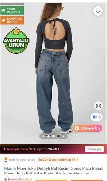 savis krem terkibi: Maule qadın cins şalvar – baggy/relaxed fit.Maule jean firmasinin — 5
