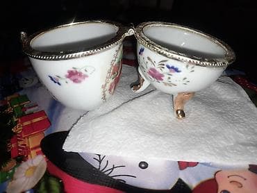 xalça naxışları: Porcelan yumurta formalı bijuter qutusu - Material: parlaq ağ — 6