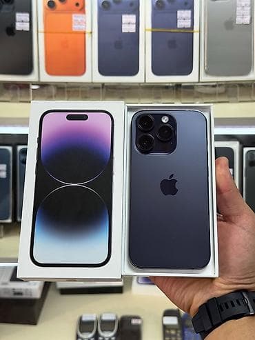 IPhone 14 Pro, 128 GB, Deep Purple, Simsiz şarj, Face ID, Sənədlərlə lalafo.az -da IPhone 14 Pro, 128 GB, Deep Purple, Simsiz şarj, Face ID, Sənədlərlə
