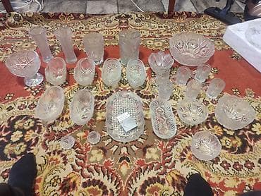 Qədimli xrustal dəsti СССР istenliyib