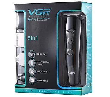 тример: VGR 175 - Universal Trimmer dəsti 5in1 / Cord-Cordless / 600mah / — 9