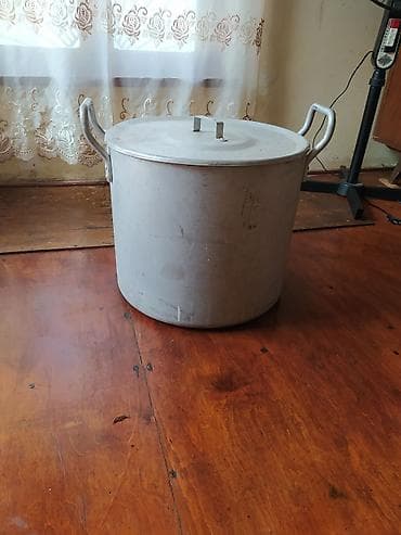 Qazan, rəng - Boz, Alüminium, 5-dən çox l