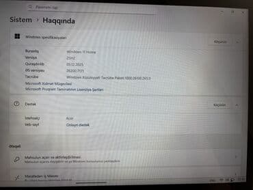 Модемы и сетевое оборудование: Acer noutbuk – nazik və yüngül alüminium gövdə, gümüşü rəng. - Ekran — 10