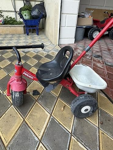 Uşaq velosipedləri – 3 ədəd 1) Qırmızı “Shimano” yazılı uşaq — 8